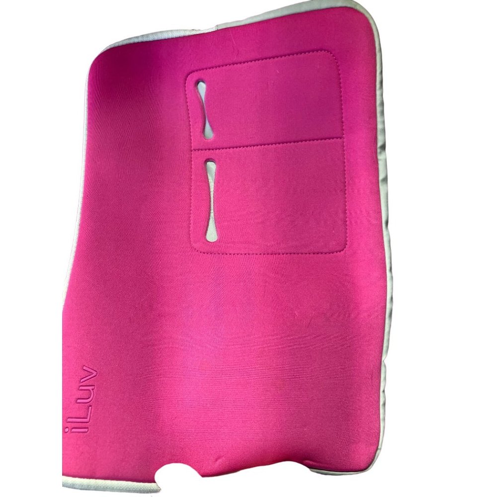 iLuv Computer Laptop Cover Case Neoprene Pink18” Diagonally 16 Horiz & 12”